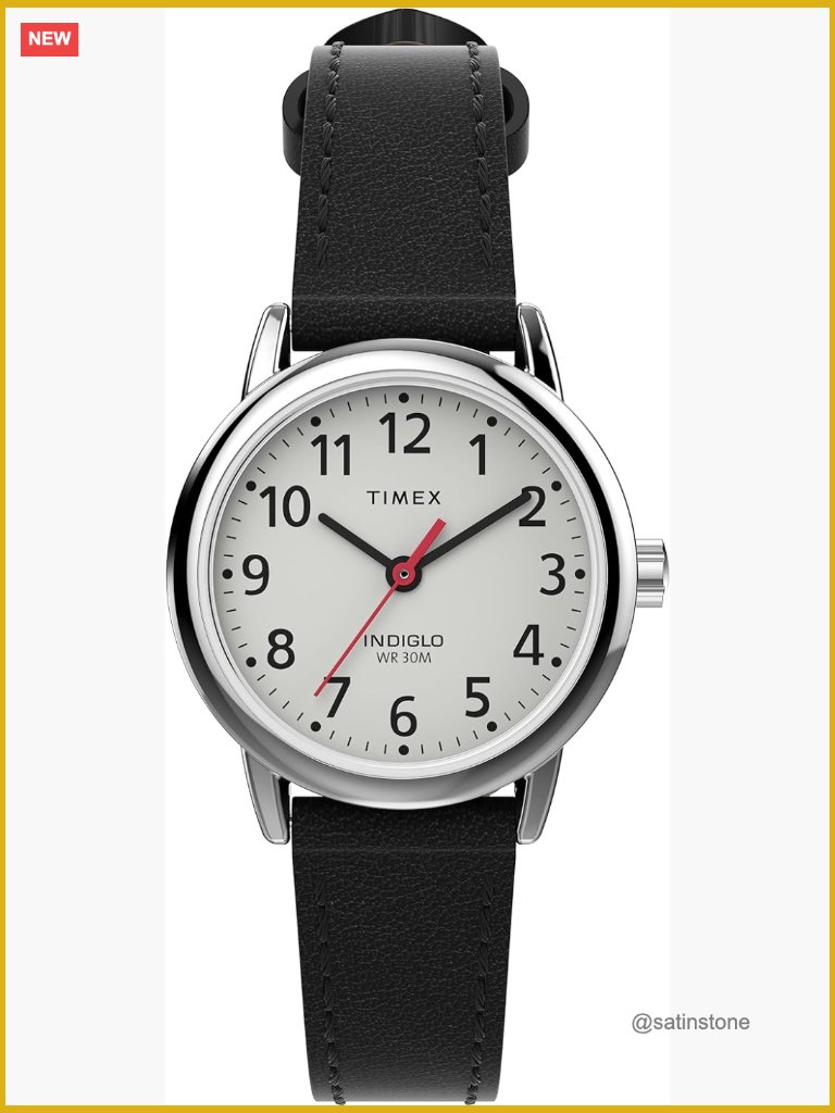 Vintage Style Analog Watch With Indiglo Night Light